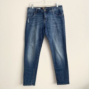Kut From The Kloth Katy Boyfriend Womens Mid Rise Stretch Blue Jeans Size 8